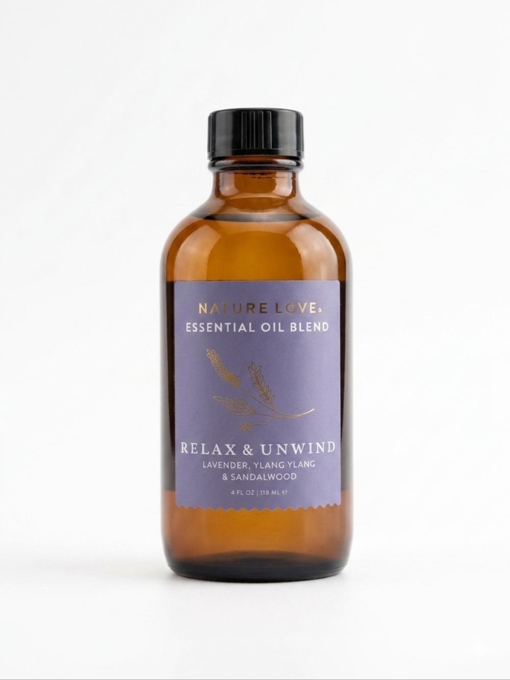 Nature Love Relax & Unwind Essential Oil Blend 4 oz - Discontinued Rare